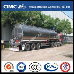 49.5cbm Cimc Huajun Aluminium Alloy Liquid Tanker with BPW Axle