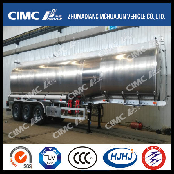 50cbm Aluminium Alloy Fuel/Oil/Gasoline Tanker with Alcoa Rim Images 1