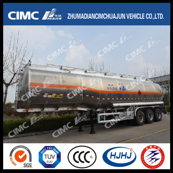 52cbm Cimc Huajun Aluminium Alloy Fuel/Gasoline/Petrol/Oil Tanker Images 1