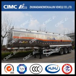52cbm Cimc Huajun Aluminium Alloy Fuel/Gasoline/Petrol/Oil Tanker