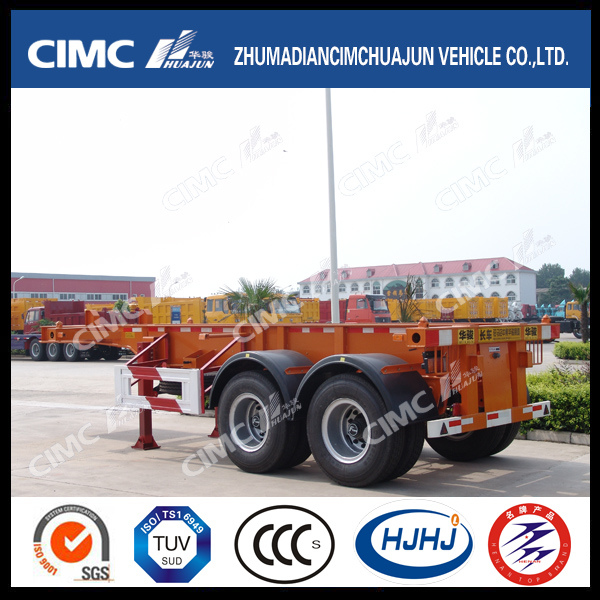 Cimc Huajun 20FT 2axle Skeleton Container Semi-Trailer Images 1