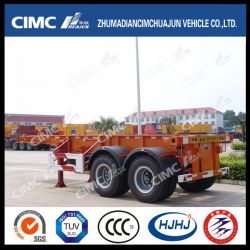 Cimc Huajun 20FT 2axle Skeleton Container Semi-Trailer