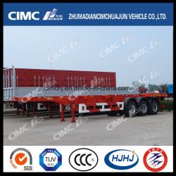 40FT 3axle Skeletal Container Semi-Trailer with Thickened and Widened Main Beam