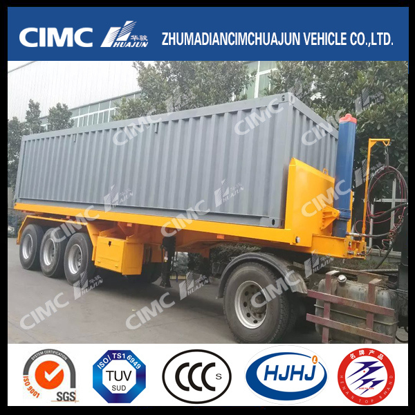 3axle Rear-Tipping Container Semi Traile 