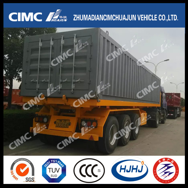 3axle Rear-Tipping Container Semi Trailer 