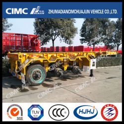 Cimc Huajun 20FT 3 Axles Skeletal Container Trailer