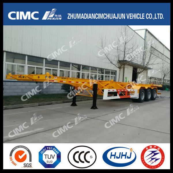 Cimc Hj 40FT 3axle Skeletal Container Trailer 