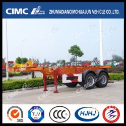 20FT 2axle Skeletal Container Semi Trailer with High Quality