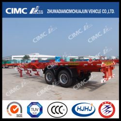 Cimc Huajun 2axle 40FT Skeletal Semi Trailer