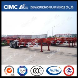 2axle 40FT Skeleton Container Semi Trailer with Competitive Price