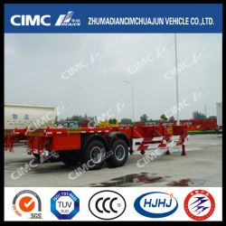 45FT 2axle Cimc Huajun Skeletal Container Semi Trailer