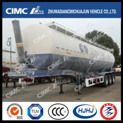 55cbm 3axle Grain Powder Tanker with Front Lifting