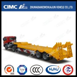 High Quality Cimc Huajun 10.5m 2axle Lowbed Semi-Trailer