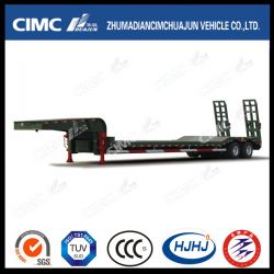 2axle Lowbed Semi-Trailer with Concave Beam