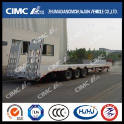 Hltra-Heavy Duty Lowbed Semi-Trailer with Hydraulic Ramp