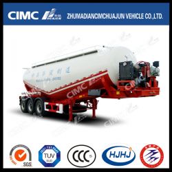 Cimc Huaun Leightweight Bulk Cement Tanker with Single Tire