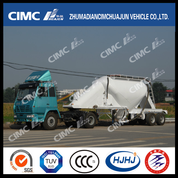 Cimc Huajun 2axle Vertical Powder Tanker 