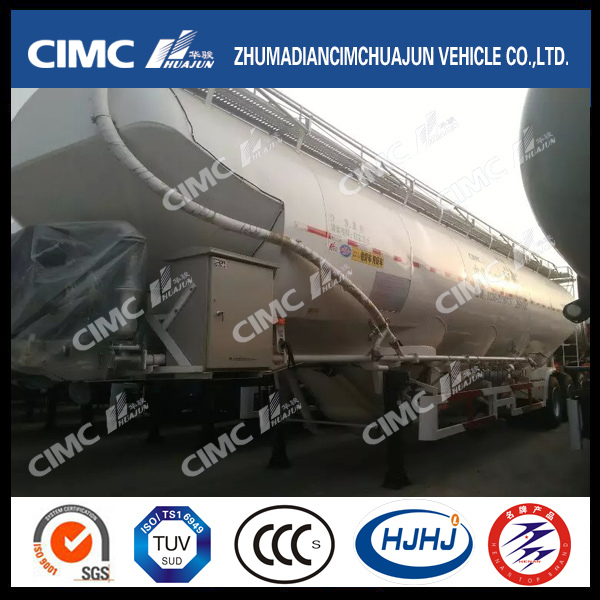 Cimc Huajun 45-60cbm 3axle Flour/Powder Tanker 