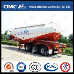 Cimc Huajun 35cbm 3axle Bulk Cement Tanker Without Water Tank