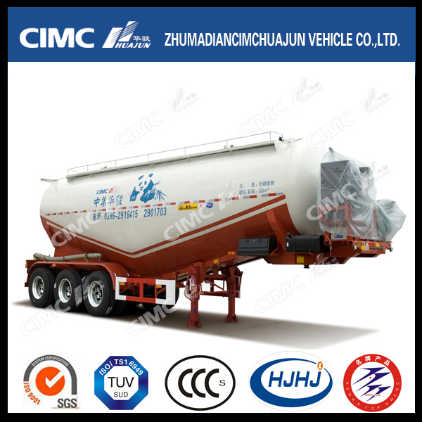 Cimc Huajun V-Type Bulk Tanker for Coal Powder 