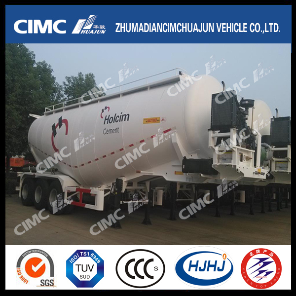 Cimc Huajun 40cbm V-Type Cement Tanker Exported 