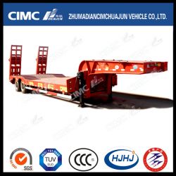 11.5m 2axle Lowbed Semi Trailer with Concave Beam