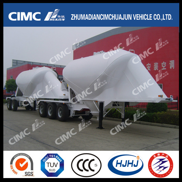 Cimc Huajun Vertical Bulk Powder/Cement Train Tanker 