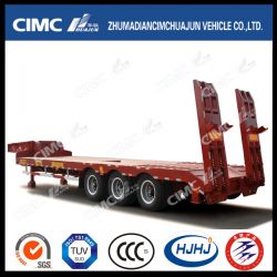 High Quality 13m 3axle Lowbed Semi-Trailer