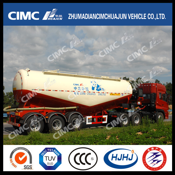 Lightweight Cimc Huajun Bulk Cement Tanker with High Quality Material 