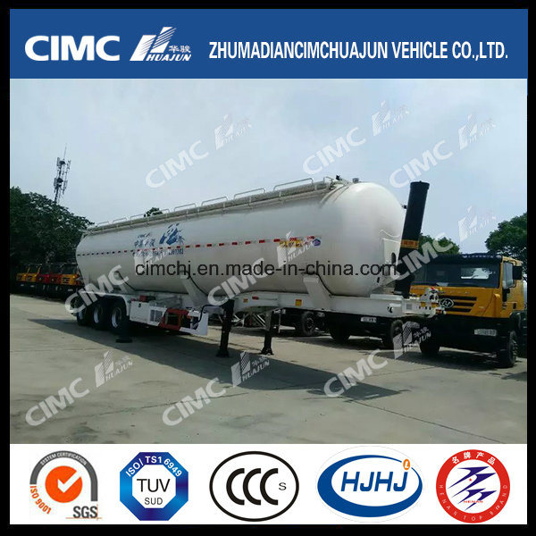 Cimc Hj Cement Tank Trailer with Front Cylinder 