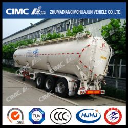 Cimc Huajun Stainless Steel Grain/Powder Tanker with Rear Discharge