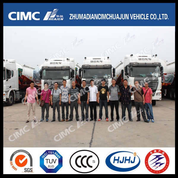 Cimc Huajun Cement/Powder Tanker Delivered to Customer in Large Scale 