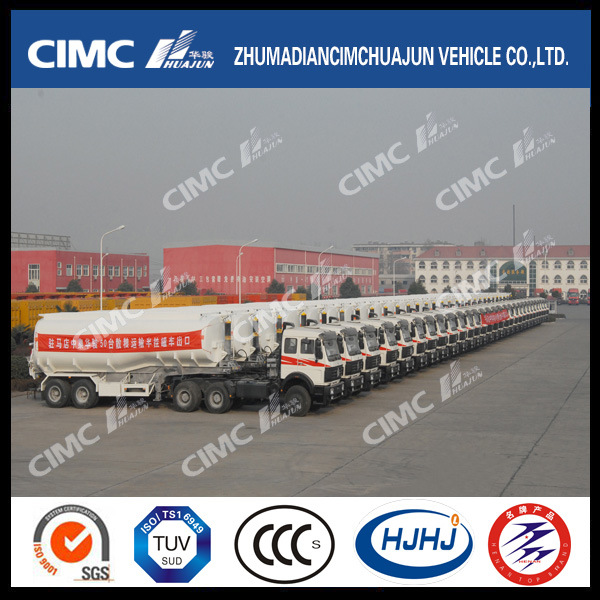 Cimc Huajun Front-Lifting Grain Tanker Exported in Bulk Quantity 