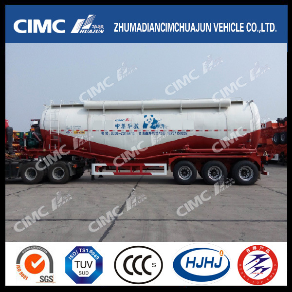 Cimc Huajun W-Shape Cement/Braize Powder Tanker 