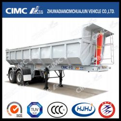 2axle Cimc Huajun New Design U-Type Dumping Semi Trailer
