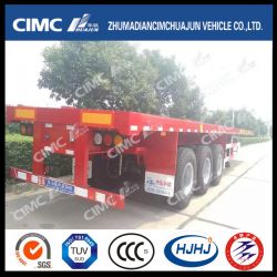 40FT 3axle Strengthened-Beam Flatbed Semi-Trailer
