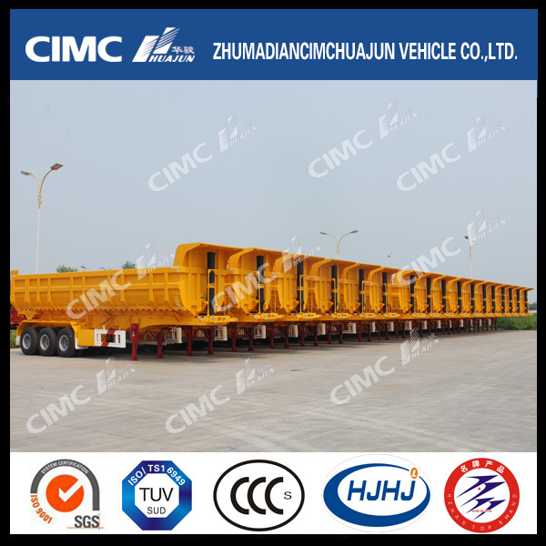 Cimc Huajun 3axle U-Box Tipping/Dumping Semi Trailer Images 1