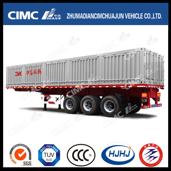 Cimc Huajjun 40FT 3axle Gooseneck Side-Tipping Semi Trailer Images 1
