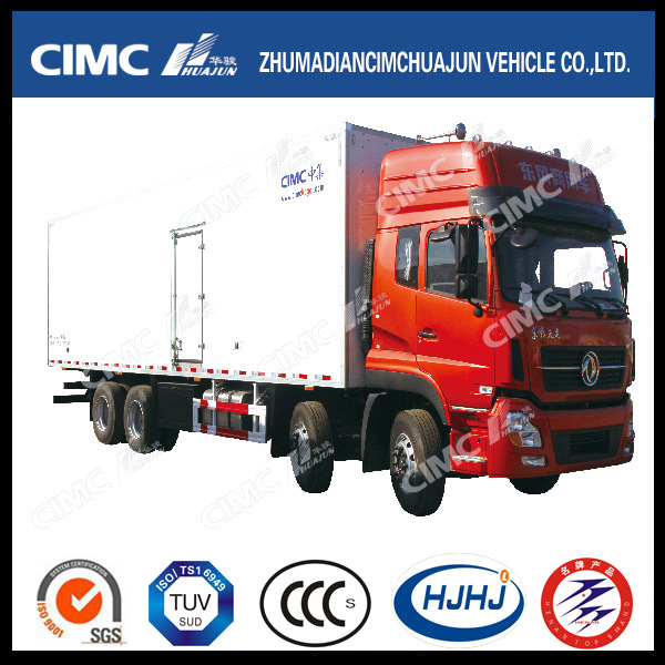 High Quality Cimc Huajun 8*4 Refrigerated Truck 