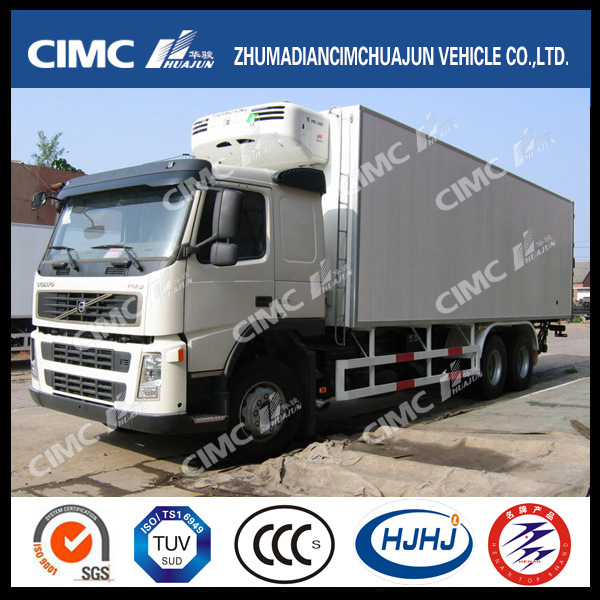 Cimc Huajun 6*4 Refrigerated Truck with Scania Chassis 