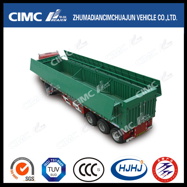 Cimc Huajun Van/Box Semi Trailer with Automatic Cover 