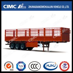 Straight Beam Cargo Stake Semi Trailer with High Tensile Steel