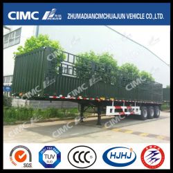 Overseas Hot Sale 3axle Stake Semi Trailer with High Quality