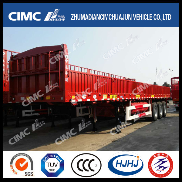 Cimc Huajun 13000mm Fence Semi Trailer with High Configuration 