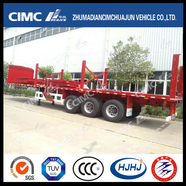 Cimc Huajun 3axle Stake Semi Trailer (SKD FORM) 