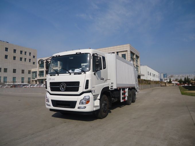 16t Compression Rear Loading Rubbish Truck Images 1