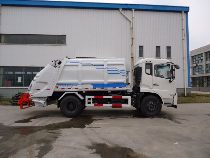 12m3 Rear Loading Garbage Compactor Truck 