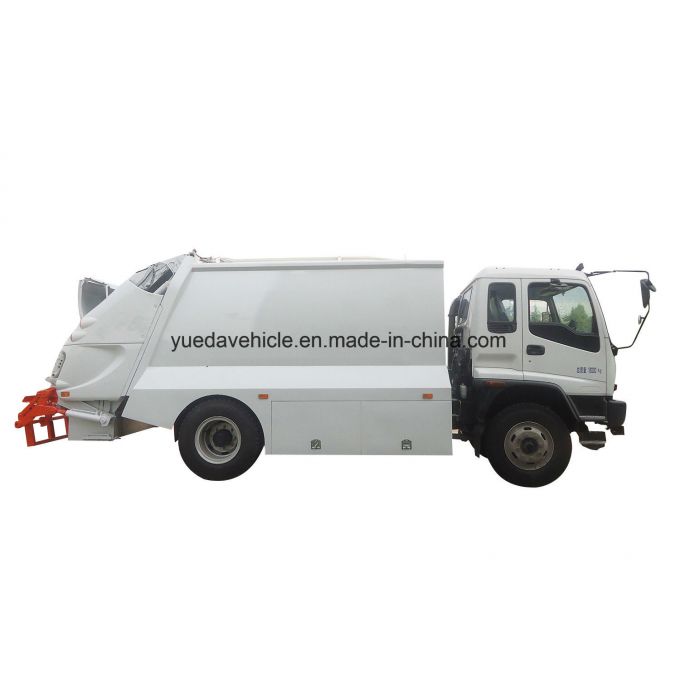 16t Rear Loading Garbage Compactor Truck Images 1