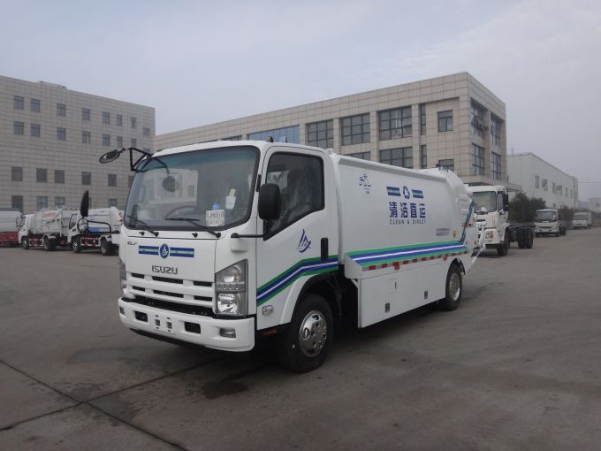 High Efficiency, Isuzu Garbage Truck, Compactor, 5, 6.5, 10m3 