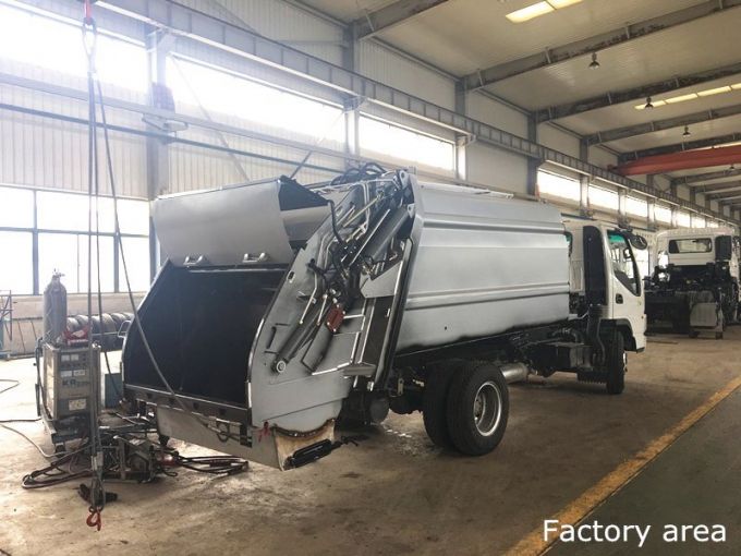 3t Compression Rear Loading Garbage Compactor Truck 